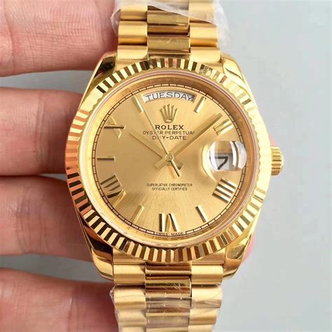 rolex datejust gold replica|fake rolex datejust.